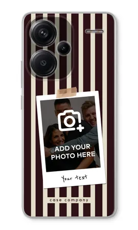 Polaroid - Retro, Xiaomi Redmi Note 13 Pro plus soft hoesje