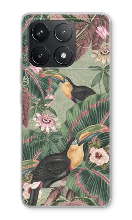 Tropical jungle toucan