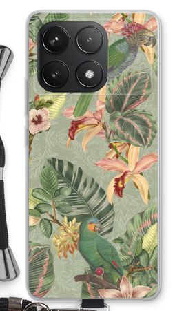 Tropical jungle parrot