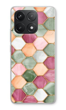 Hexagons in stained glass