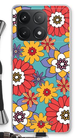 Retro Flowers - Blue