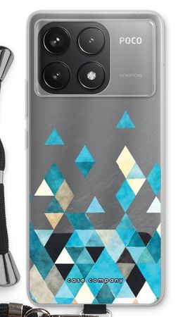 Coloured triangles blue