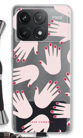 Hands pink