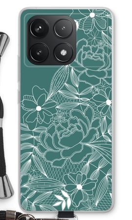 Flowers in lace