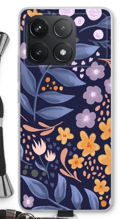 Flowers with blue leaves