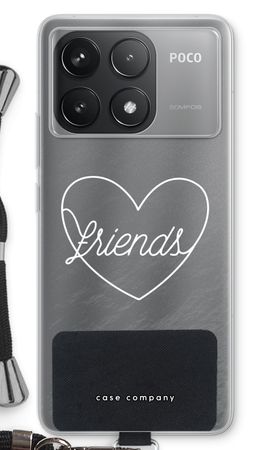 Friends heart pastel