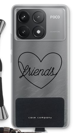 Friends heart black