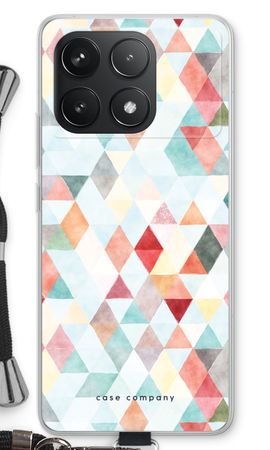 Coloured triangles pastel