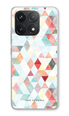 Coloured triangles pastel