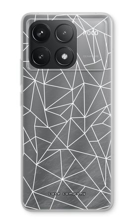 Geometric lines white
