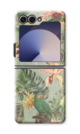 Tropical jungle parrot