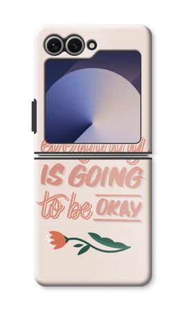 Optimistic flower girl