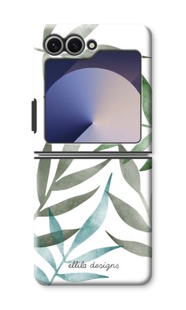 Tropical watercolor leaves