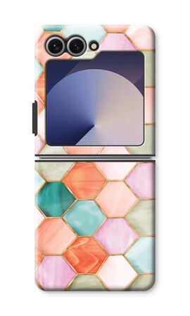 Hexagons in stained glass