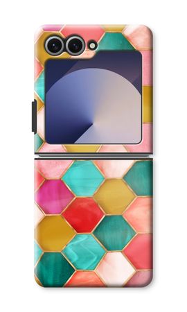 Hexagons in stained glass