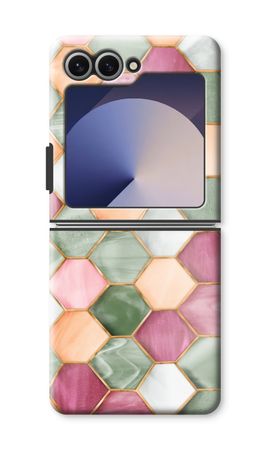 Hexagons in stained glass