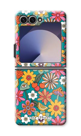 Retro Flowers N°2 - Blue