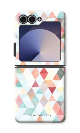 Coloured triangles pastel