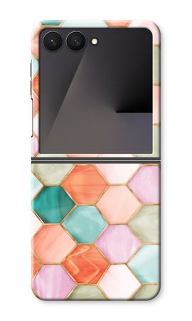 Hexagons in stained glass