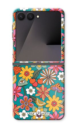 Retro Flowers N°2 - Blue