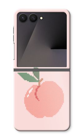 Stitched Peach