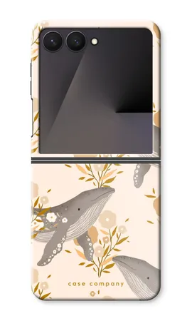 Floral Whales, Čvrsta maskica Samsung Galaxy Z Flip7