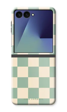 Checkered Mint, Samsung Galaxy Z Flip8 tough case