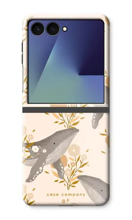 Floral Whales, Trpežni ovitek Samsung Galaxy Z Flip8