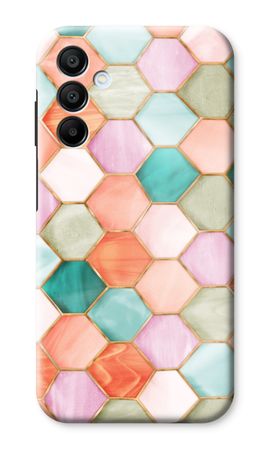 Hexagons in stained glass