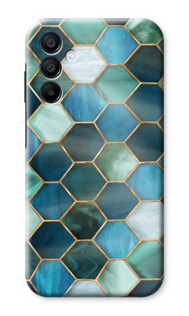 Hexagons in stained glass