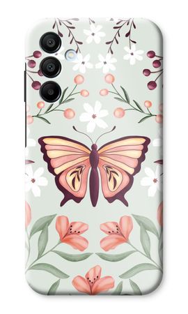 Butterfly in a floral world