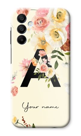 Flirty Flowers Monogram