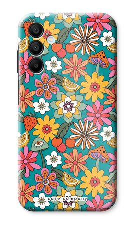 Retro Blumen N°2 - Blau