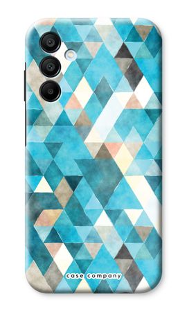 Coloured triangles blue