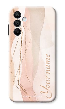 Gold Lines Namecase - Blush