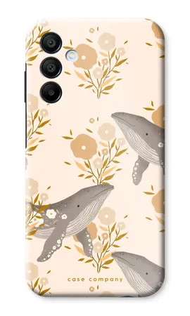 Floral Whales, Coque renforcée Samsung Galaxy A15