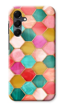 Hexagons in stained glass