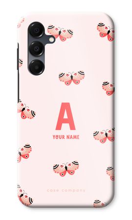 Rosy Butterflies Monogram