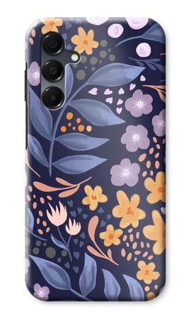 Flowers with blue leaves