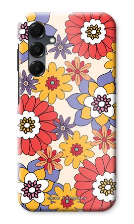 Retro Flowers - Yellow