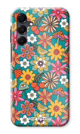 Retro Flowers N°2 - Blue