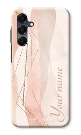 Gold Lines Namecase - Blush