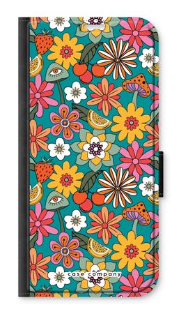 Retro Flowers N°2 - Blue