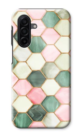 Hexagons in stained glass