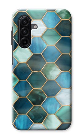 Hexagons in stained glass