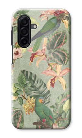 Tropical jungle parrot