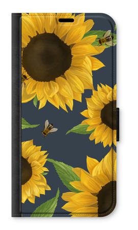 Sunflower and bees