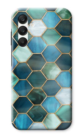 Hexagons in stained glass