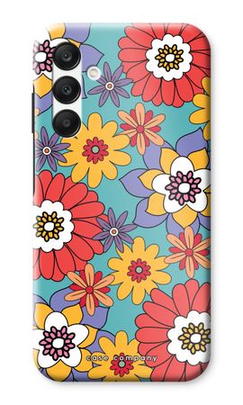 Retro Flowers - Blue