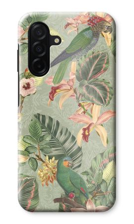 Tropical jungle parrot